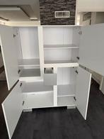 Moderne witte kledingkast/kast met planken/ luxe IKEA kast, Huis en Inrichting, 100 tot 150 cm, Ophalen of Verzenden, Zo goed als nieuw