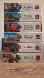 Puzzels - 6 stuks - 1000 stukjes, Ophalen, 500 t/m 1500 stukjes, Zo goed als nieuw