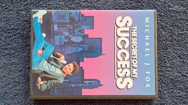 The Secret of my Success "Michael J Fox", Cd's en Dvd's, Dvd's | Komedie, Zo goed als nieuw, Actiekomedie, Alle leeftijden, Ophalen of Verzenden