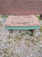 Zand- en watertafel met deksel, Ophalen