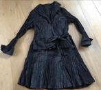Setje van Bloes en Rok - Gedragen, nog gaaf, Zwart, Maat 42/44 (L), Ophalen of Verzenden, Knielengte