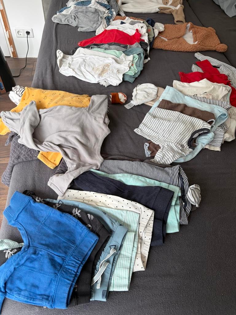 Babykleding jongen maat 50-56, Kinderen en Baby's, Babykleding | Maat 50, Ophalen, Gebruikt, Jongetje, Setje