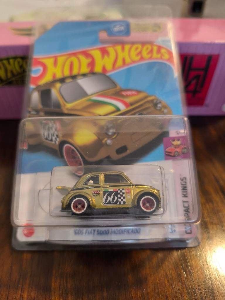 Hot Wheels '60s Fiat 500D Modificado - STH, Ophalen of Verzenden, Zo goed als nieuw, Auto