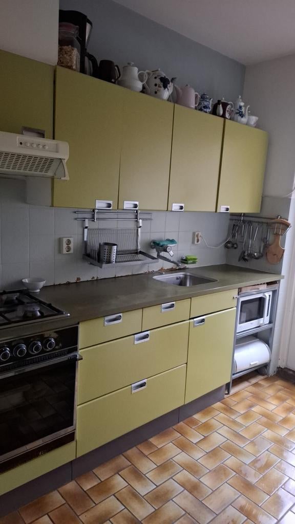 Originele Vintage Bruynzeel Keuken 1961. Kleur Secret Safari, Ophalen, Gebruikt