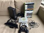 Xbox 360 + 22 Games + 2 Controllers + Kinect, 360 S, Met 2 controllers, Ophalen of Verzenden, Zo goed als nieuw