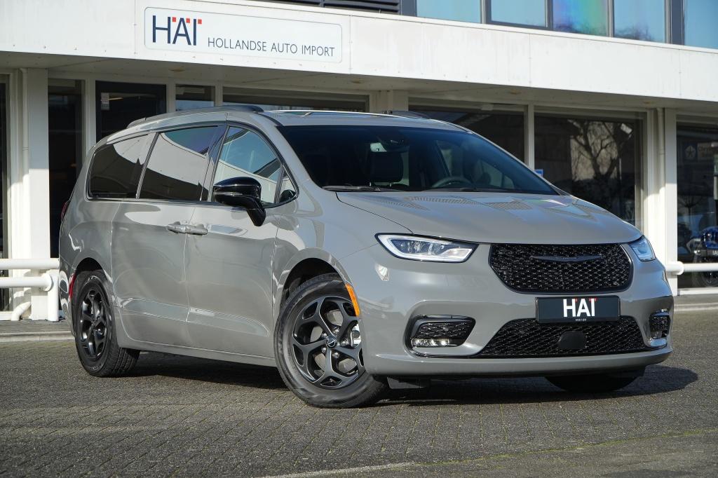 Chrysler Pacifica 3.6 V6 Hybrid S I PANO I ACC I 7-persoons, Auto's, Chrysler, Automaat, Gebruikt, Zwart, Leder