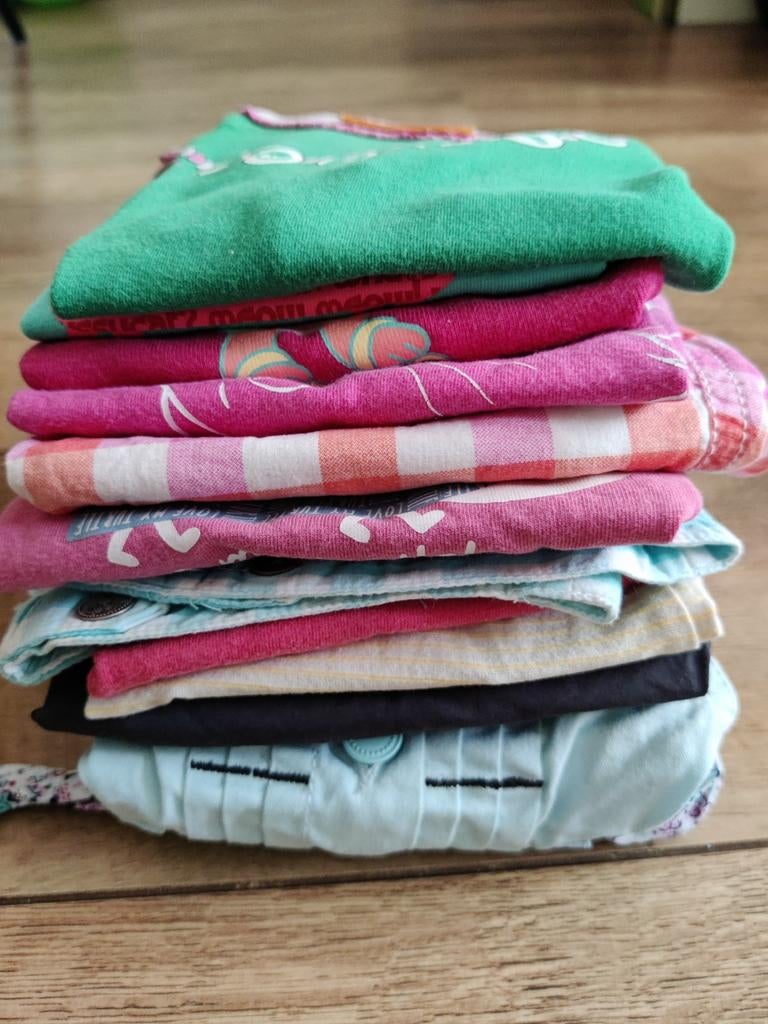 Meisjeskleding zomer pakket maat 74 (11 stuks), Ophalen of Verzenden, Zo goed als nieuw, Meisje, Jurkje of Rokje