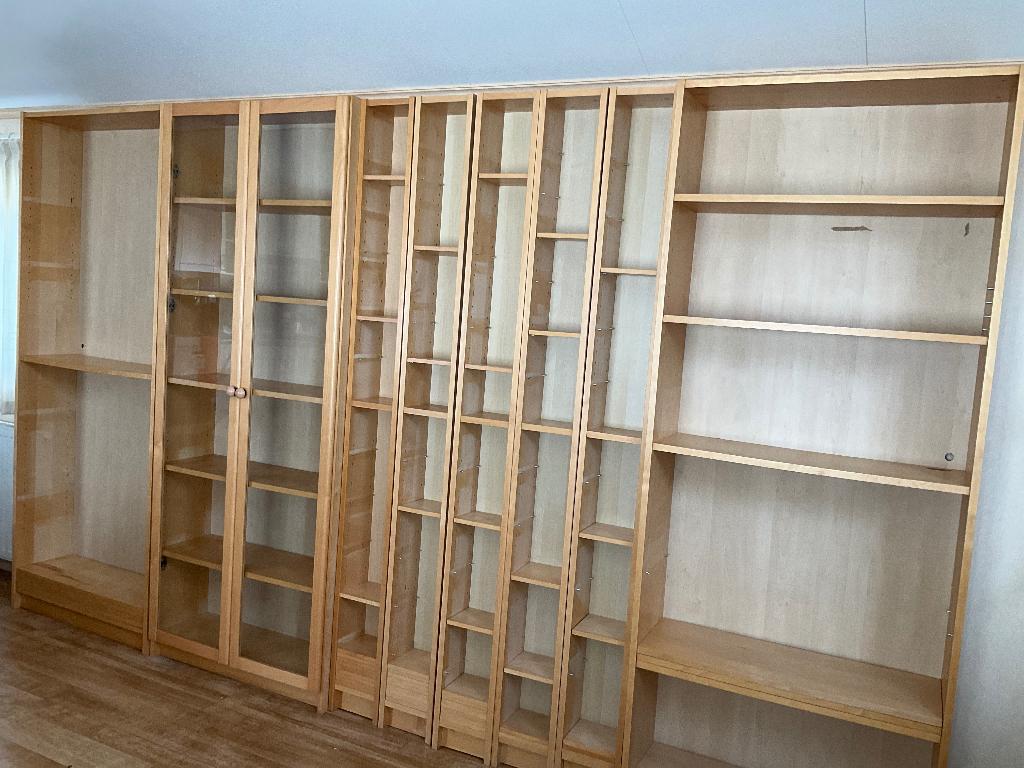 Wandkast, Huis en Inrichting, Kasten | Wandmeubels, Ophalen, 300 cm of meer, 25 tot 50 cm, Gebruikt