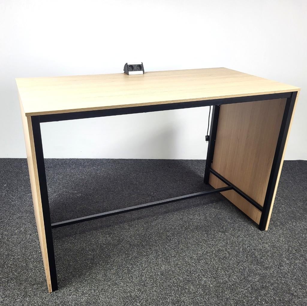Sta-Bureau Licht Eiken | Vaste Hoogte 110 cm 25595, Ophalen, Gebruikt