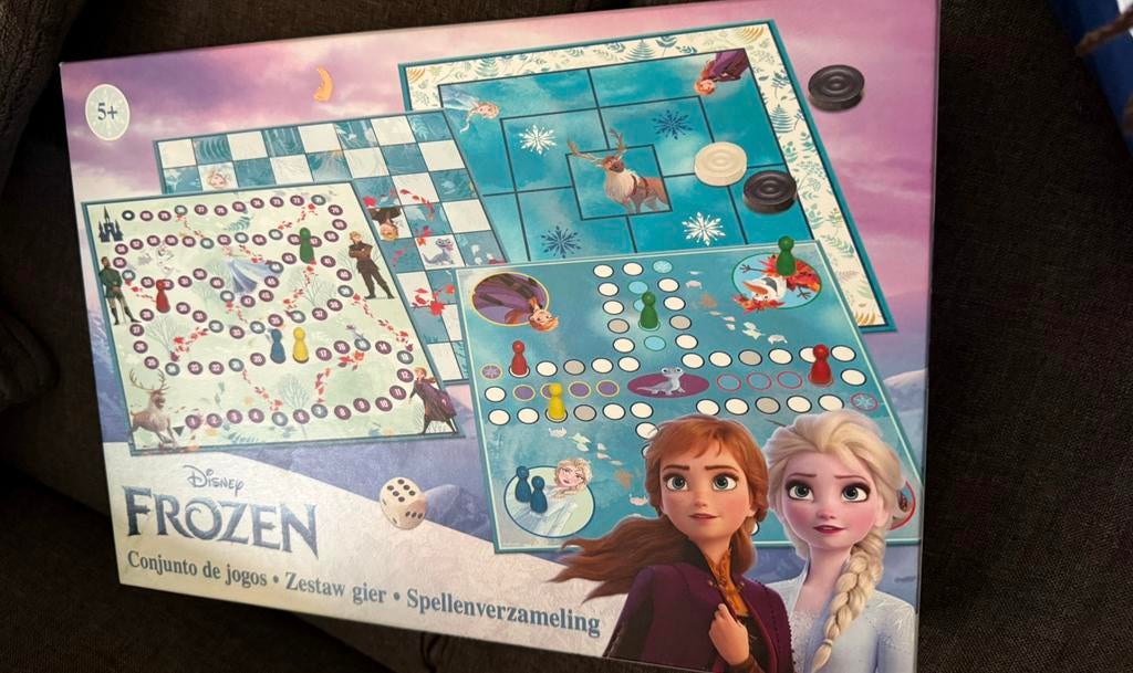 Frozen elsa en anna spellendoos nieuw staat, Hobby en Vrije tijd, Gezelschapsspellen | Bordspellen, Ophalen of Verzenden, Zo goed als nieuw