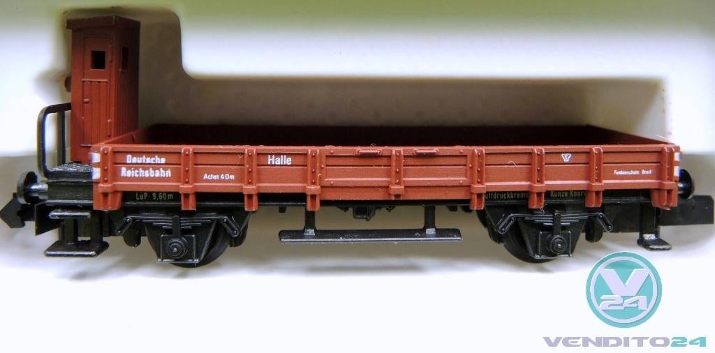 Arnold 4532, Niederbordwagen mit Brhs, Halle DRG II, Hobby en Vrije tijd, Modeltreinen | N-Spoor, Arnold, Gebruikt, Gelijkstroom