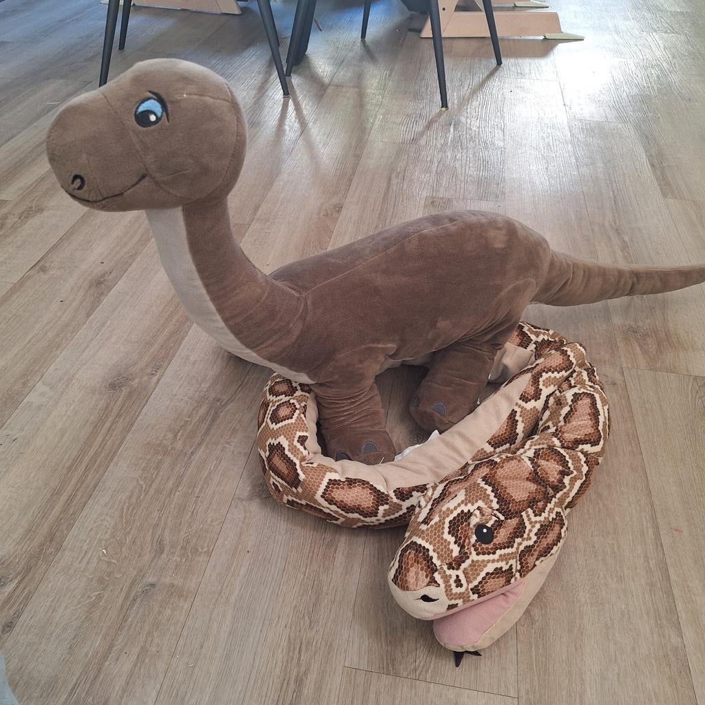 Dino en slang knuffel ikea, Slang, 0 tot 2 jaar