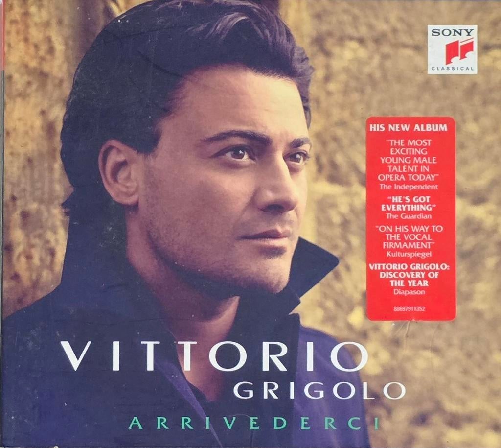 Vittorio Grigolo - Arrivederci CD - Opera, Ophalen of Verzenden, Modernisme tot heden, Zo goed als nieuw, Opera of Operette