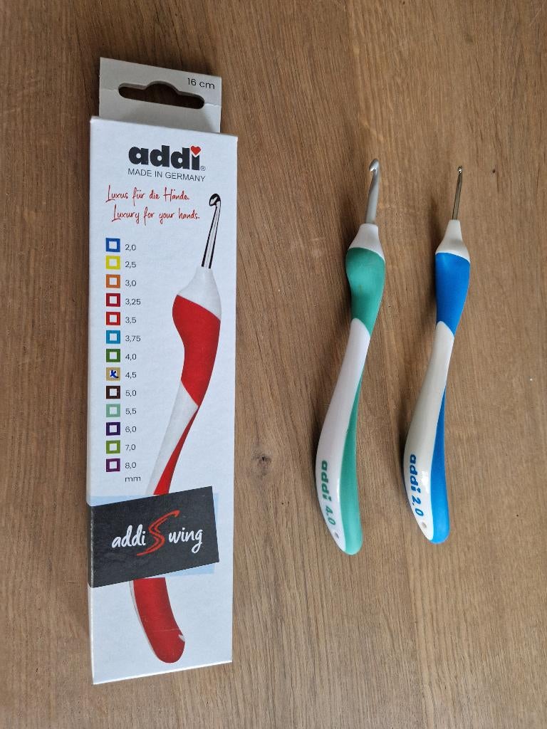 3 addi haaknaalden, Ophalen of Verzenden, Zo goed als nieuw, Haken, Overige typen