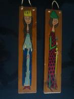 2 leuke vrolijke schilderijen, Antiek en Kunst, Ophalen of Verzenden