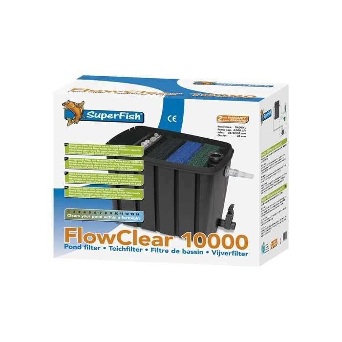 FlowClear 10.000 vijverfilter SuperFish, Tuin en Terras, Vijver-toebehoren, Ophalen, Gebruikt, Vijverfilter