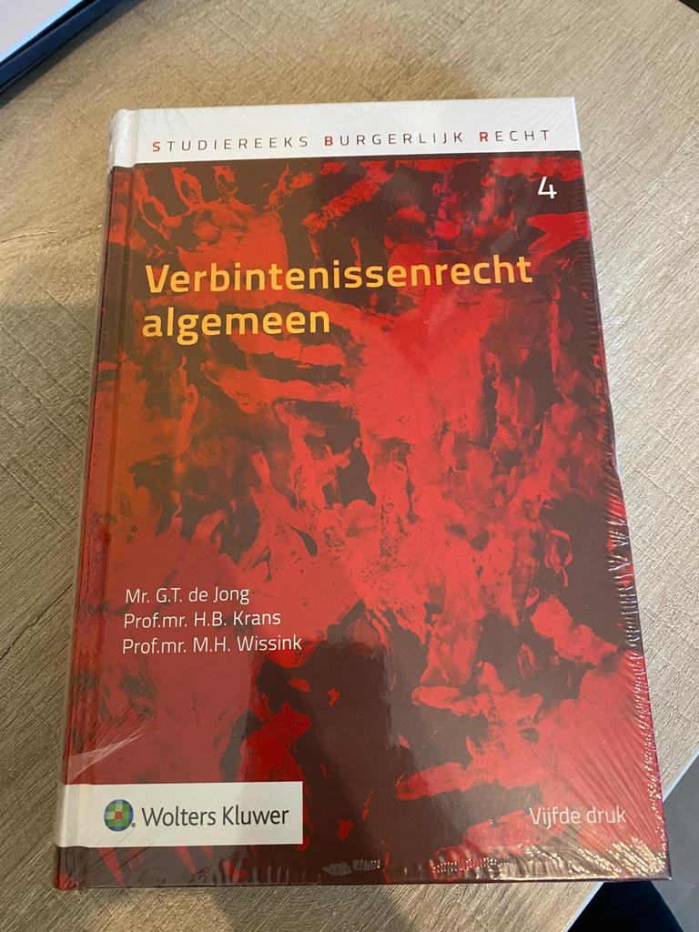 Verbintenissenrecht algemeen - G.T. De Jong, Boeken, Ophalen of Verzenden, Alpha, Nieuw, WO
