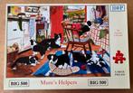 HOP Puzzel 500 XL , Mum's Helpers, Hobby en Vrije tijd, Denksport en Puzzels, Ophalen of Verzenden, 500 t/m 1500 stukjes, Zo goed als nieuw