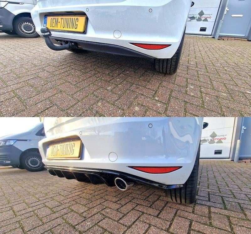 Diffuser Golf 7 TCR/GTI‑Look 2012‑2017 Zwart, Ophalen of Verzenden