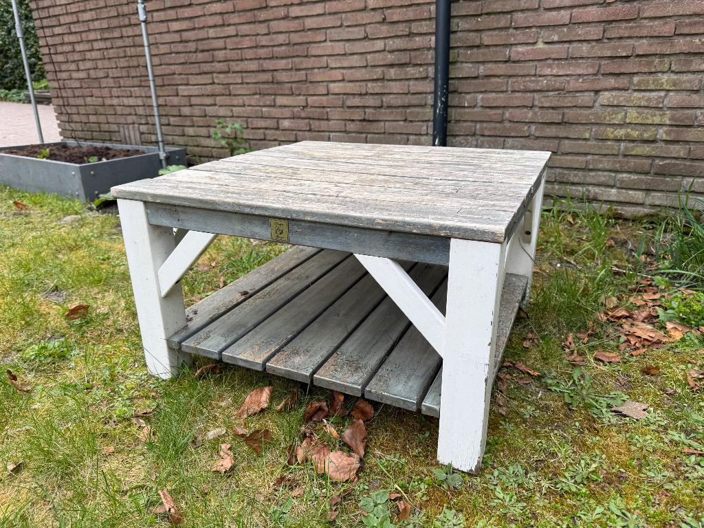 Buiten tafel Riviera maison - model salontafel, Ophalen, Gebruikt, Vierkant, Hout