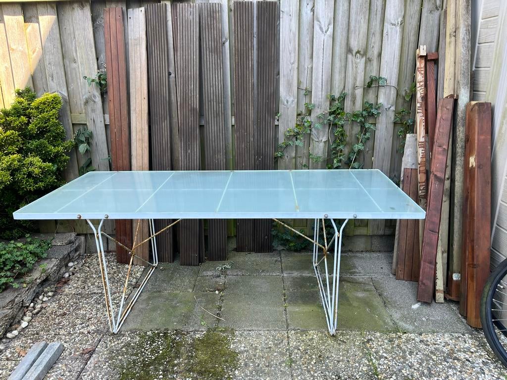 Vintage IKEA Moment tafel van Niels Gammelgaard, Ophalen, Gebruikt, 200 cm of meer, 50 tot 100 cm