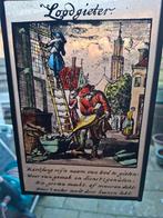 Glas in lood  "De Loodgieter", Antiek en Kunst, Ophalen of Verzenden