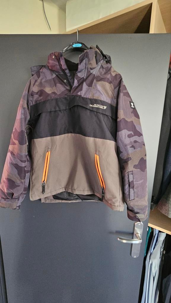 legerprint brunotti jongens skijas hoodie maat 152, Kleding | Dames, Wintersportkleding, Ophalen of Verzenden, Zo goed als nieuw