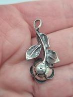 Zilveren roos hanger 835, Gebruikt, Verzenden, Bloem of Plant, Zilver