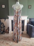 K-Design K design lange zomerse hals jurk L, K-design, Bruin, Verzenden, Maat 42/44 (L)