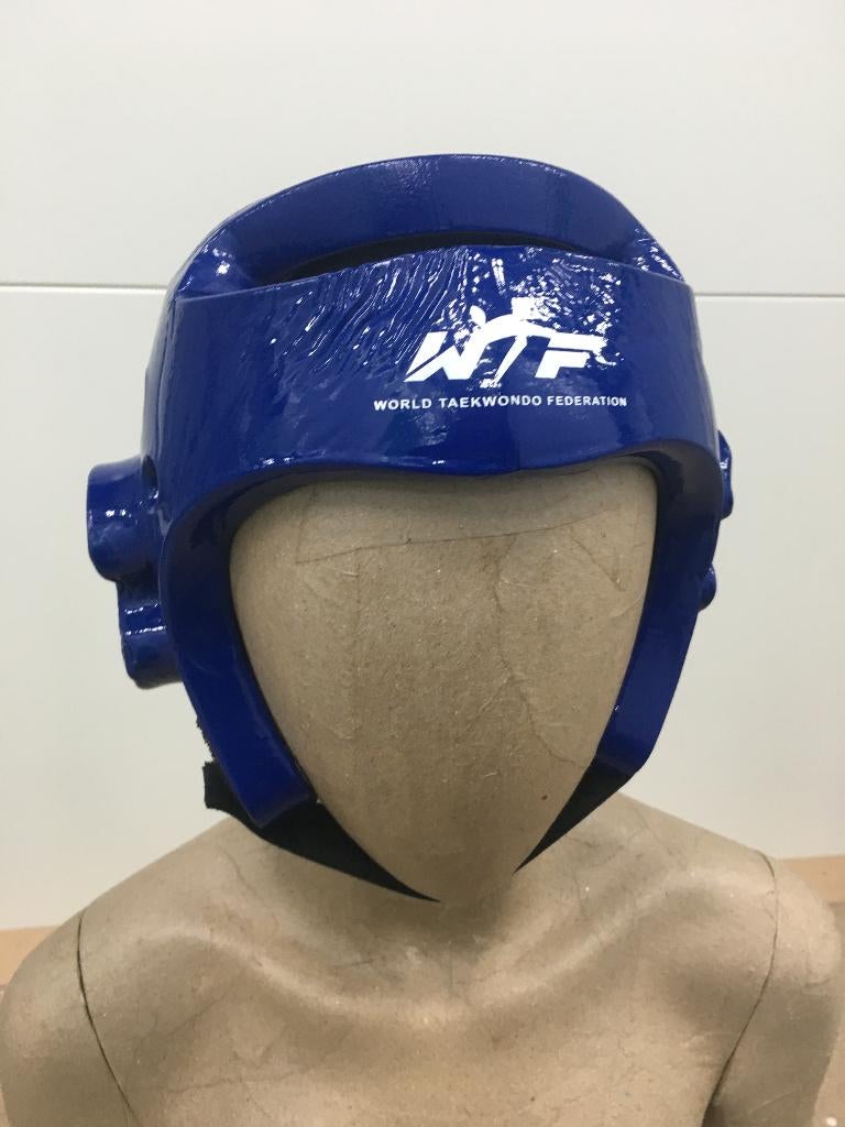 Hoofdbeschermer vechtsport o.a. Taekwondo blauw of wit, Taekwondo, Maat XS of kleiner, Vechtsportbescherming, Nieuw