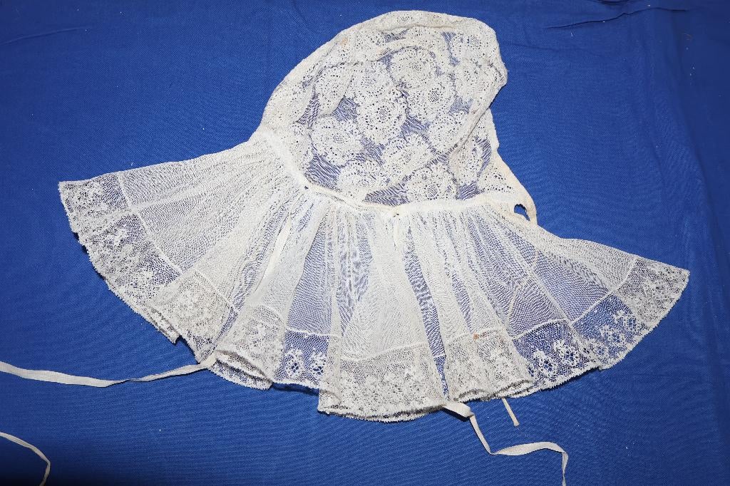 antieke kanten klederdrachtmuts knipmuts, Antiek en Kunst, Ophalen of Verzenden