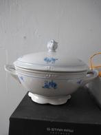 Zeh scherzer bavaria terrine blauw wit gebloemd, Ophalen of Verzenden