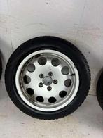 Originele Audi A6 velgen 16" 5x112 winterset pepperpots, Niet ingevuld, Gebruikt, 16 inch, Banden en Velgen
