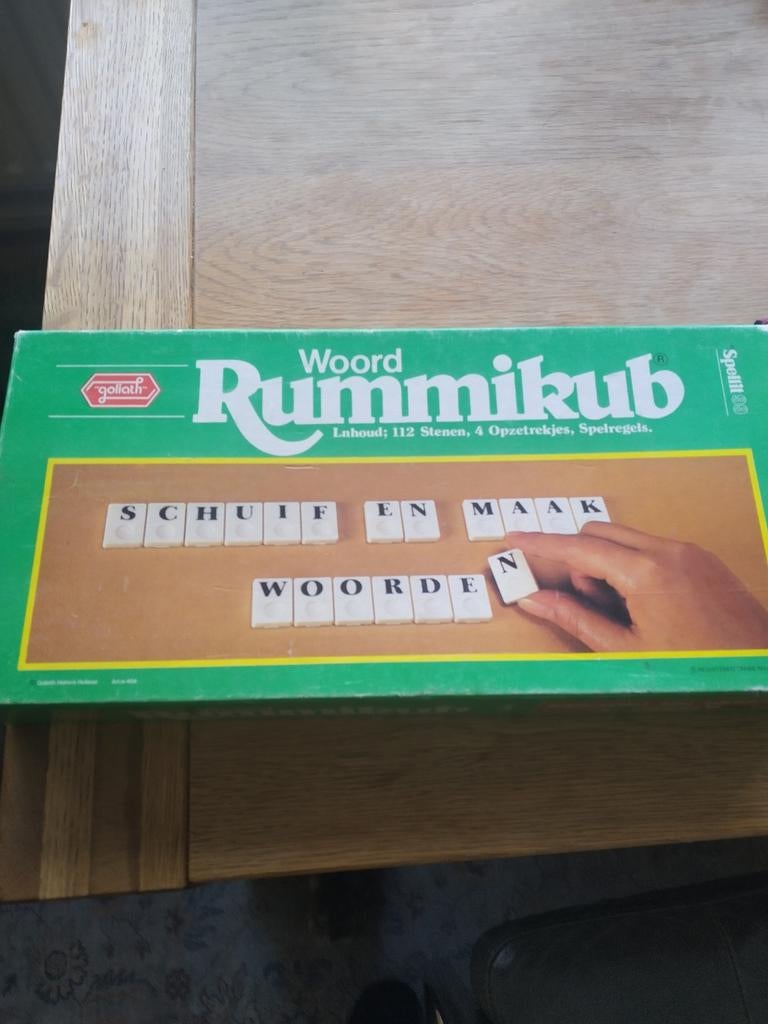 Woord Rummikub, Hobby en Vrije tijd, Gezelschapsspellen | Overige, Ophalen