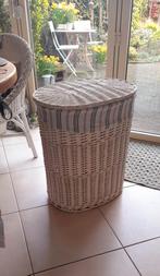 Geweldig mooie witte rieten was/ mand, Ophalen, Zo goed als nieuw, Rond, Riet