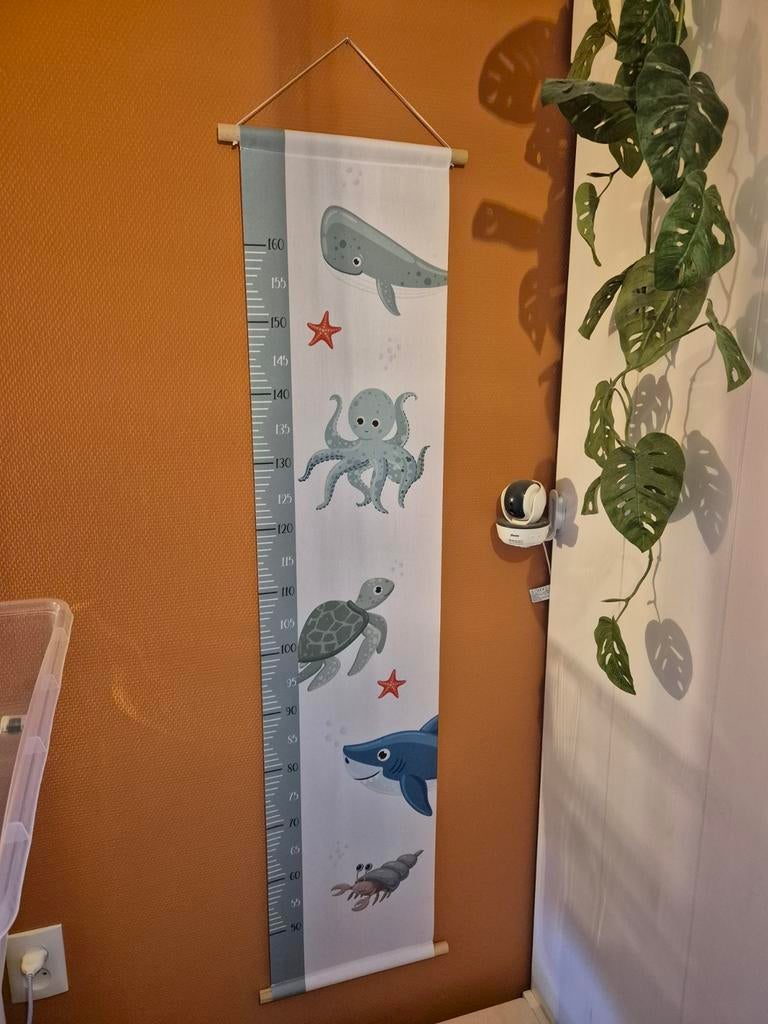 Groeimeter kinderkamer babykamer thema onderwater oceaan zee, Kinderen en Baby's, Kinderkamer | Inrichting en Decoratie, Ophalen of Verzenden