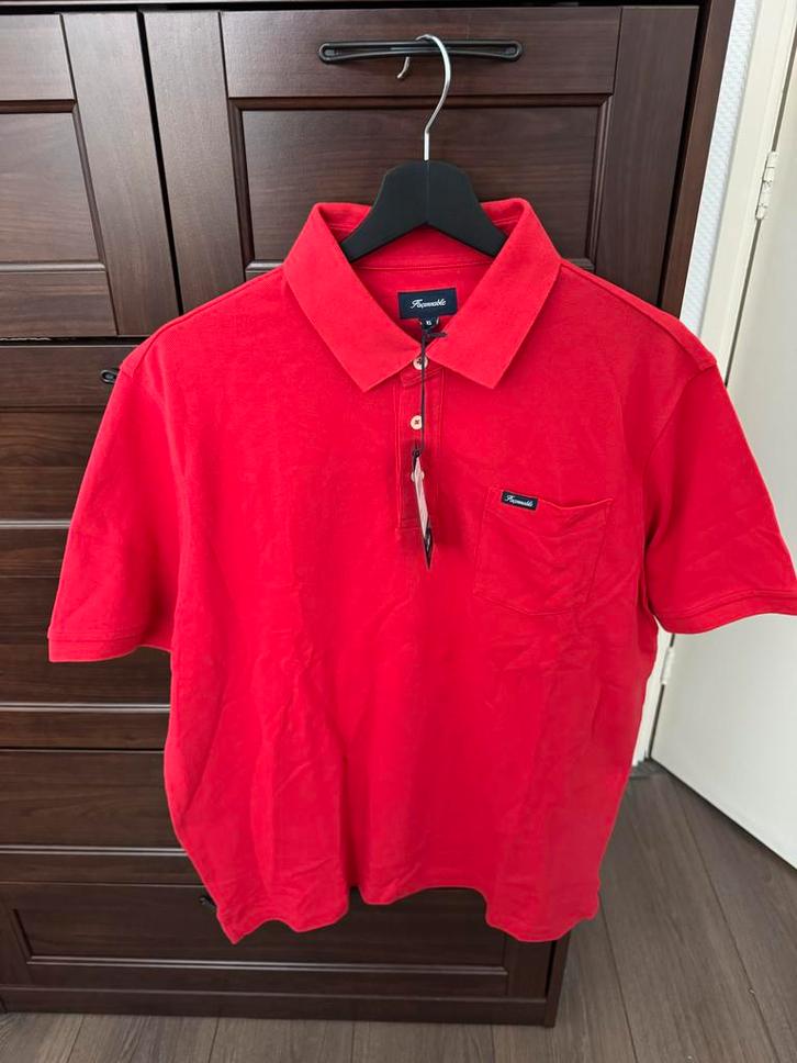 Faconnable polo rood maat XL met prijskaartjes - Nieuw!, Kleding | Heren, Polo's, Nieuw, Maat 56/58 (XL), Rood, Ophalen of Verzenden