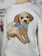 Ralph Lauren meisjes trui met hondje maat 8-10 NIEUW, Trui of Vest, Nieuw, Customercare@rl.com, Ralph Lauren