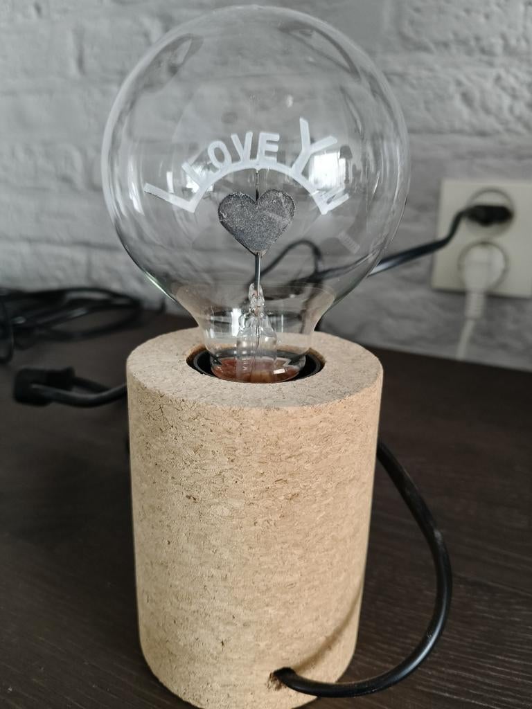 Love you tafelllampje, Ophalen of Verzenden, Nieuw, Minder dan 50 cm