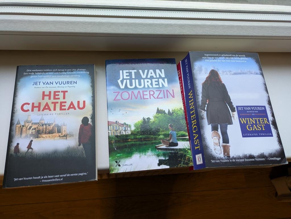 Jet van Vuuren spannende thrillers, Ophalen of Verzenden, Zo goed als nieuw, Noord-Brabant