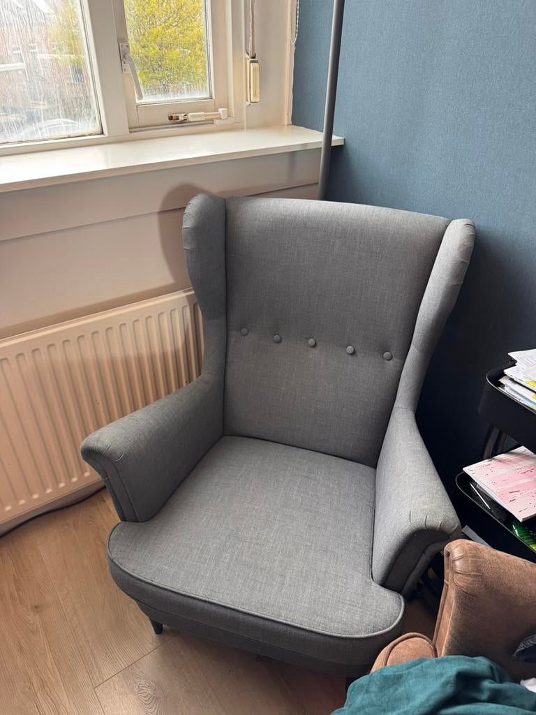 Ikea Strandmon Oorfauteuil, Ophalen, Zo goed als nieuw, 75 tot 100 cm