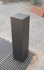 Zuil mat zwart 25x25x80cm, Ophalen, Nieuw
