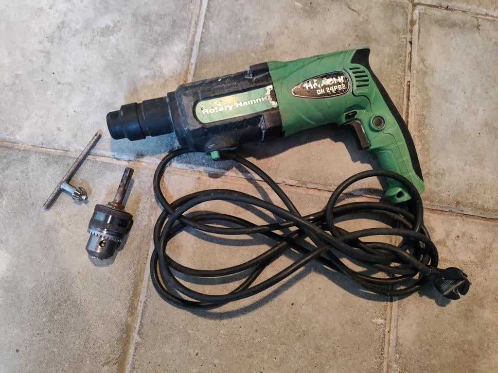 Hitachi DH24PB2 SDS Plus Boorhamer 720W, Doe-het-zelf en Verbouw, Gereedschap | Boormachines, Boor- en/of Breekhamer, Ophalen of Verzenden