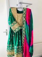 Prachtige Afghaanse jurk - Groen met gouden borduursels, Kleding | Dames, Overige Dameskleding, Ophalen of Verzenden, Zo goed als nieuw