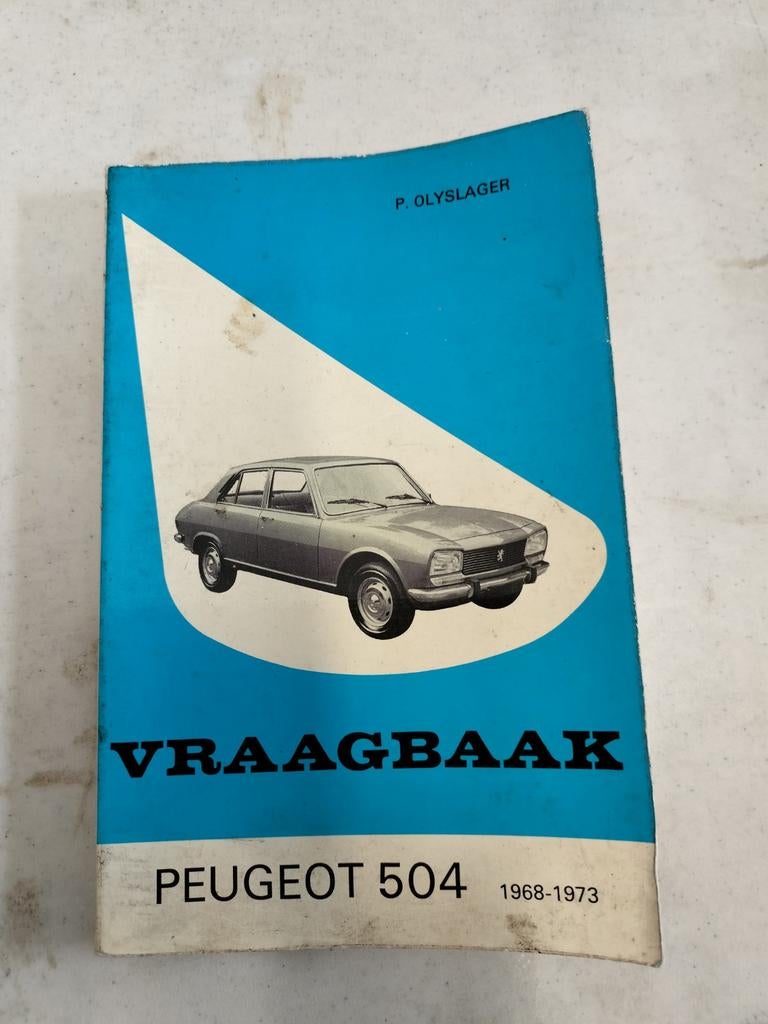 Vraagbaak Peugeot 504 (1968-1973), Ophalen of Verzenden