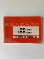 Onderhoudsboekje ZÜNDAPP 50cc en 100cc bromfietsen, Ophalen of Verzenden, Zo goed als nieuw, Overige typen, Overige merken