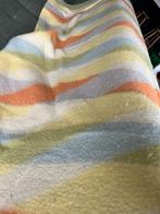 Toffe vintage wollen deken in heldere kleuren, Huis en Inrichting, Woonaccessoires | Plaids en Woondekens, Ophalen of Verzenden