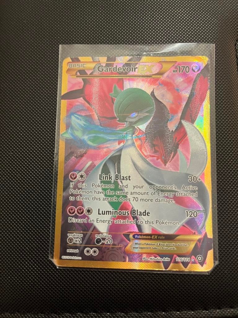 Gardevoir EX #116 Pokemon Steam Siege, Ophalen of Verzenden, Gebruikt, Losse kaart, Foil