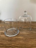 Riviera Maison Glazen Stolp met Plateau, Ophalen, Nieuw