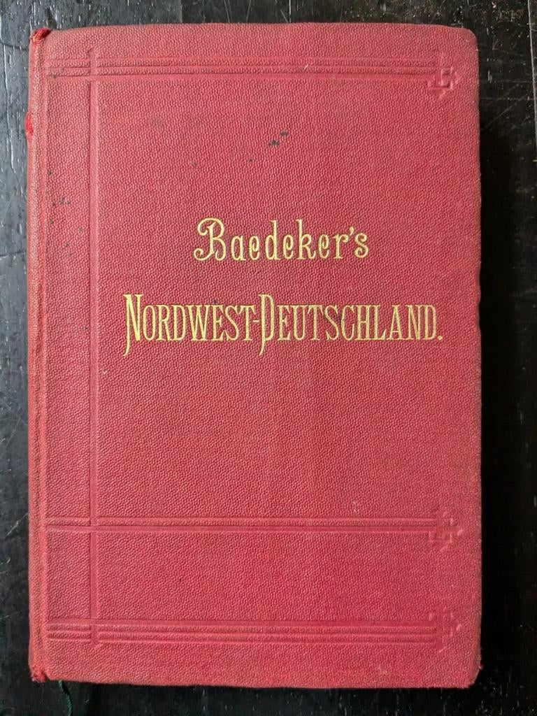Baedeker's Nordwest-Deutschland reisgids 1896, Boeken, Reisgidsen, Europa, Ophalen of Verzenden, Reisgids of -boek, Karl Baedeker